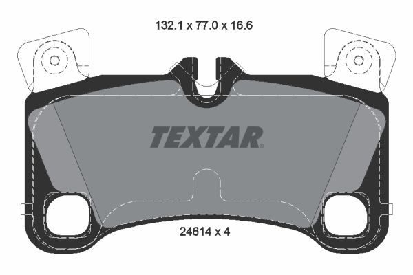 Тормозные колодки дисковые TEXTAR 2461401