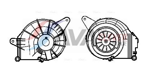 Вентилятор салону AVA QUALITY COOLING MS8631 - zapix
