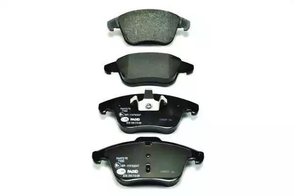Гальмівні колодки дискові HELLA PAGID 8DB355012891 - zapix