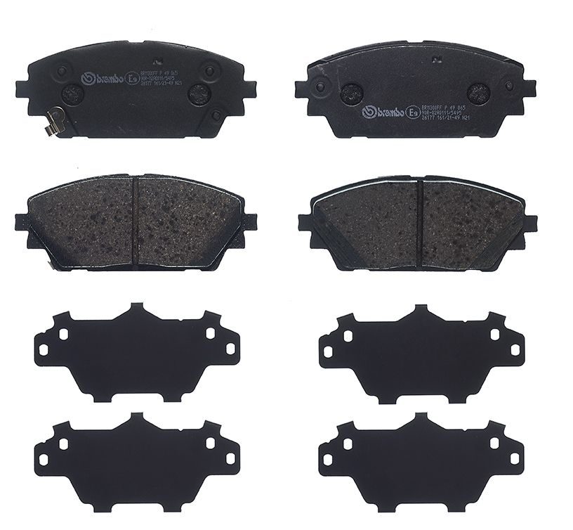 Гальмівні колодки дискові BREMBO P49065 - zapix
