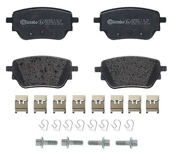 Гальмівні колодки дискові BREMBO P50151 - zapix