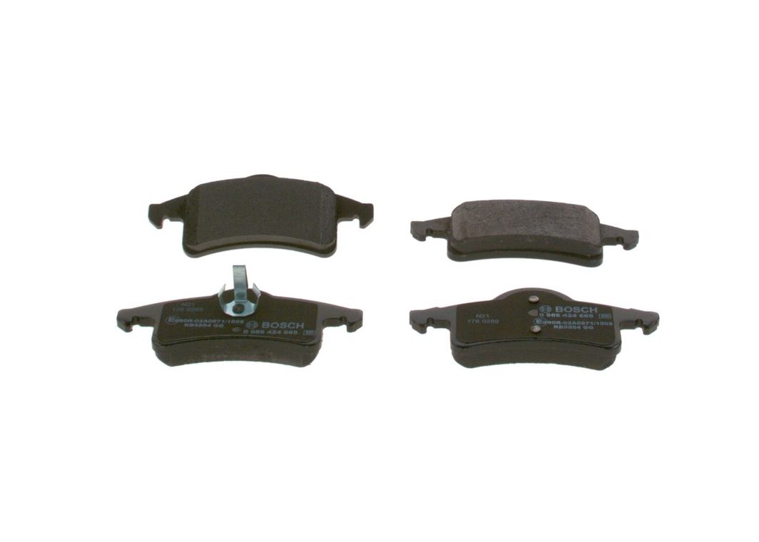 Гальмівні колодки дискові BOSCH 0986424665 - zapix