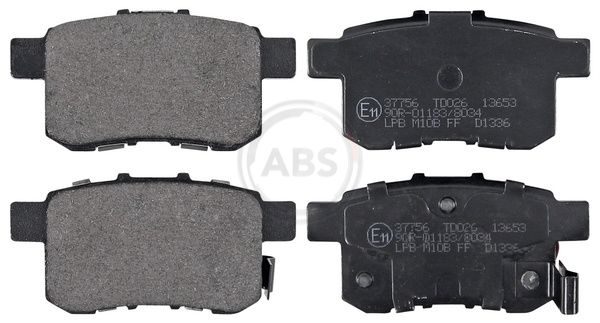 Гальмівні колодки дискові A.B.S. 37756 - zapix