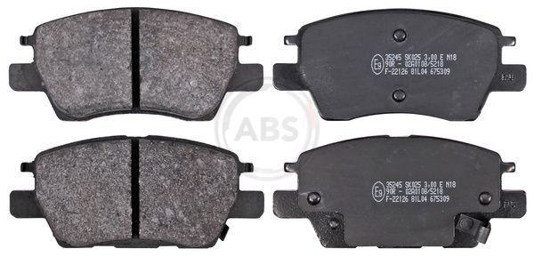 Тормозные колодки дисковые A.B.S. 35245