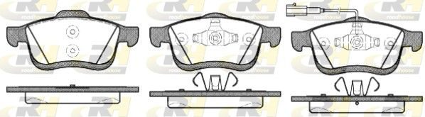 Гальмівні колодки дискові ROADHOUSE 2118301 - zapix