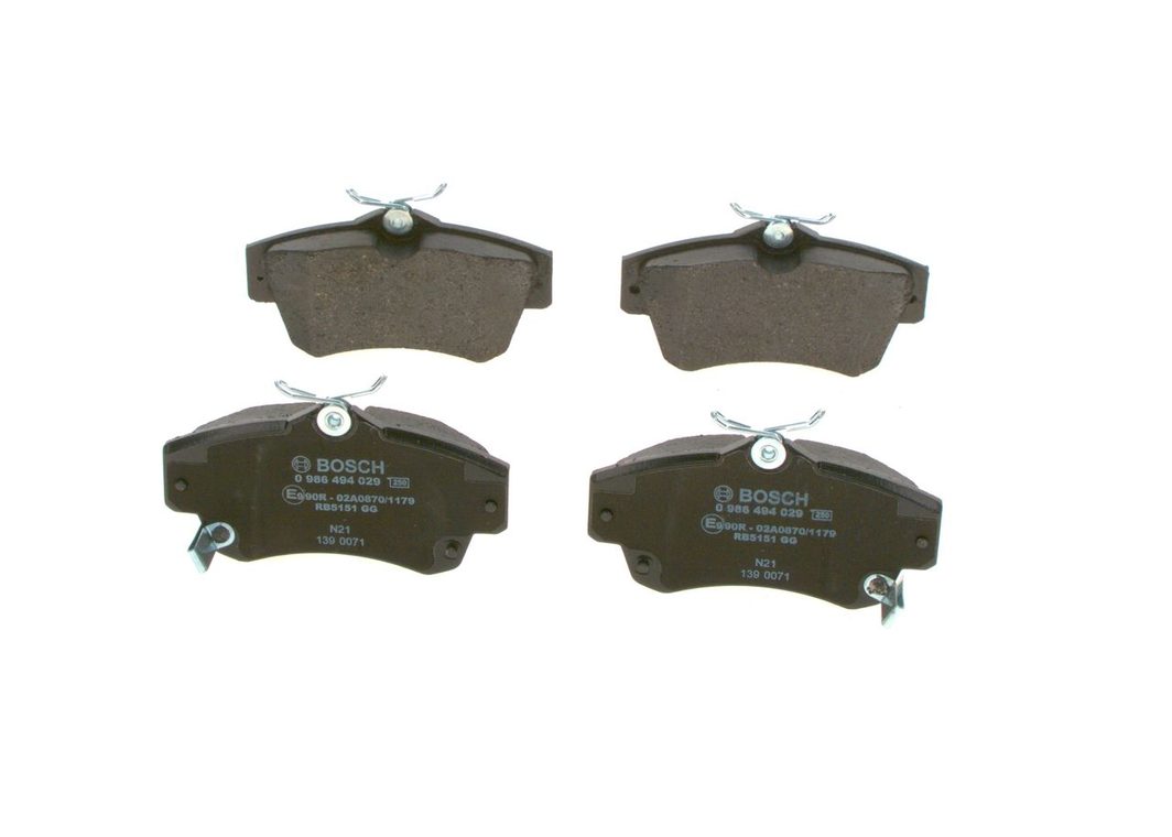 Гальмівні колодки дискові BOSCH 0986494029 - zapix