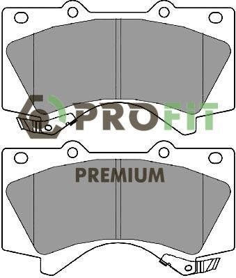 Гальмівні колодки дискові PROFIT 50054229 - zapix