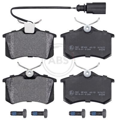 Тормозные колодки дисковые A.B.S. 37214