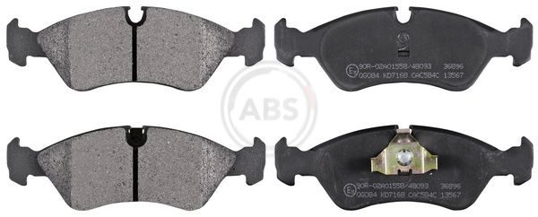 Гальмівні колодки дискові A.B.S. 36896 - zapix
