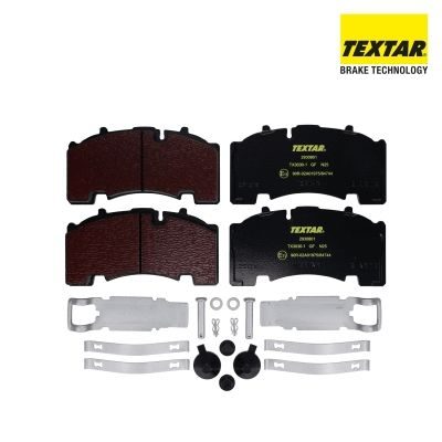 Гальмівні колодки дискові TEXTAR 2930801 - zapix