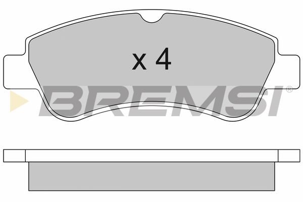 Гальмівні колодки дискові BREMSI BP2928