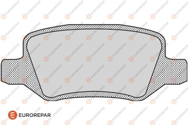 Гальмівні колодки дискові EUROREPAR 1617264380