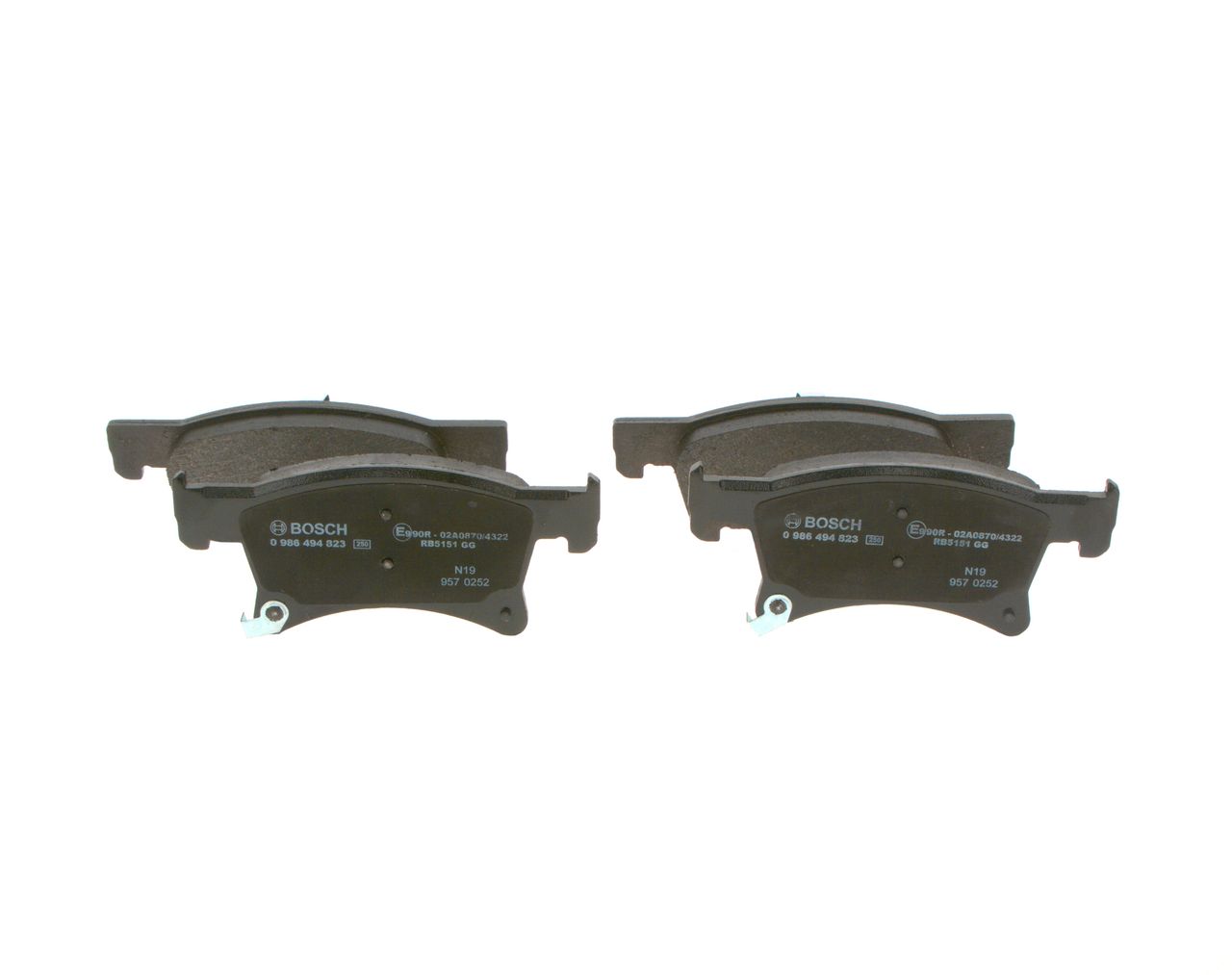 Гальмівні колодки дискові BOSCH 0986494823 - zapix