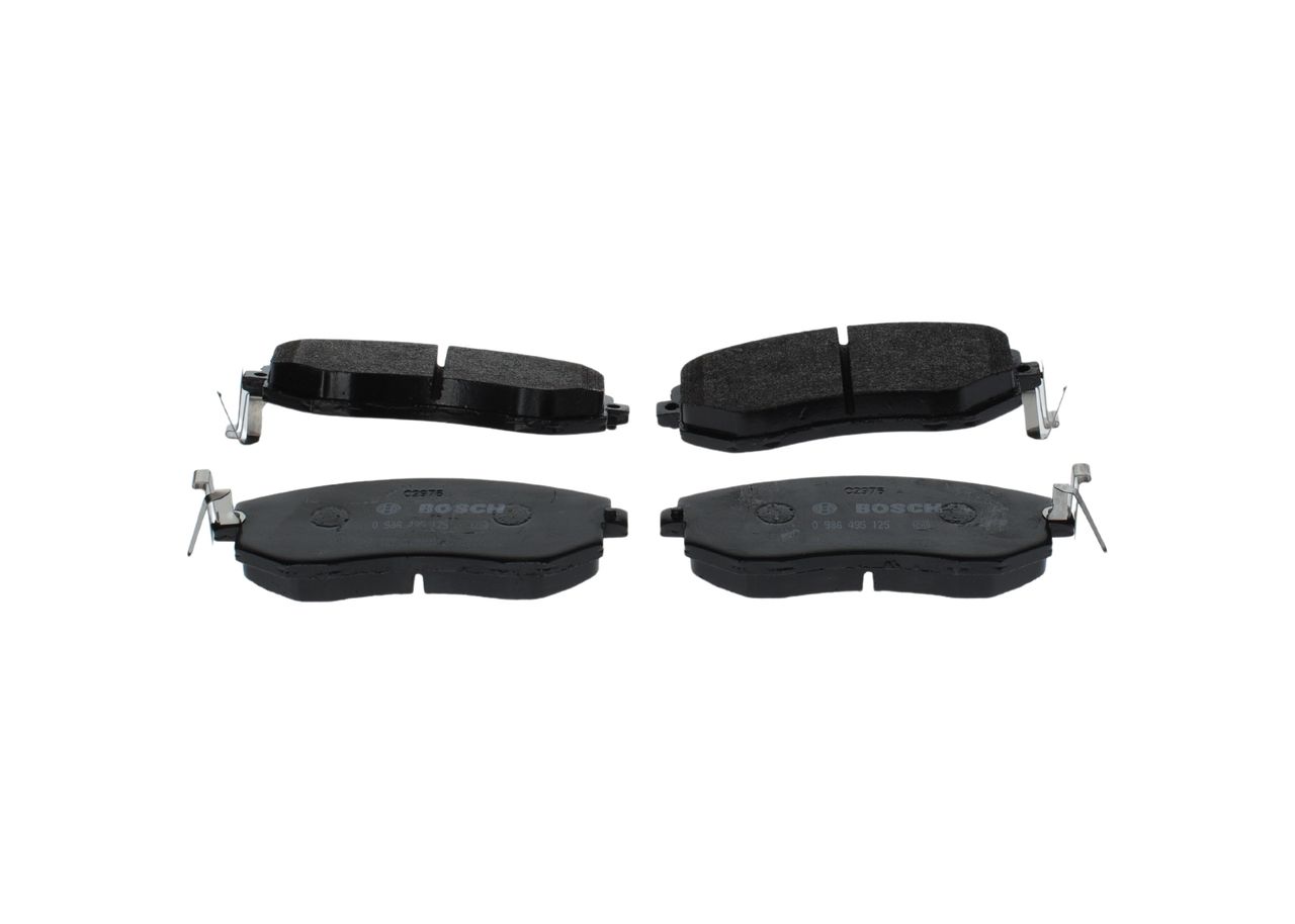 Гальмівні колодки дискові BOSCH 0986495125 - zapix