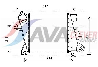 Інтеркулер AVA QUALITY COOLING DN4411 - zapix