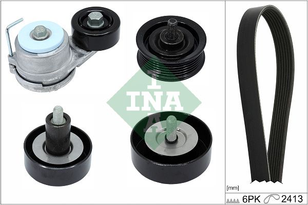 Комплект поліклинових ременів SCHAEFFLER INA 529043010 - zapix