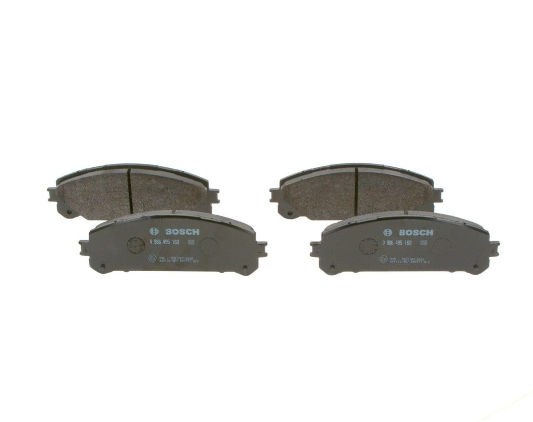 Гальмівні колодки дискові BOSCH 0986495169 - zapix