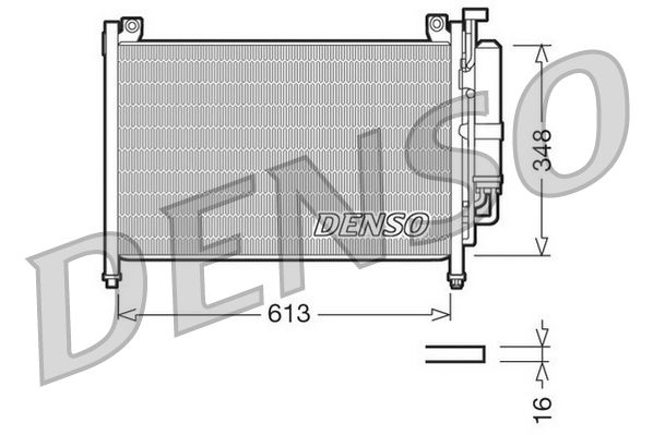 Радіатор кондиціонера DENSO DCN44002 - zapix