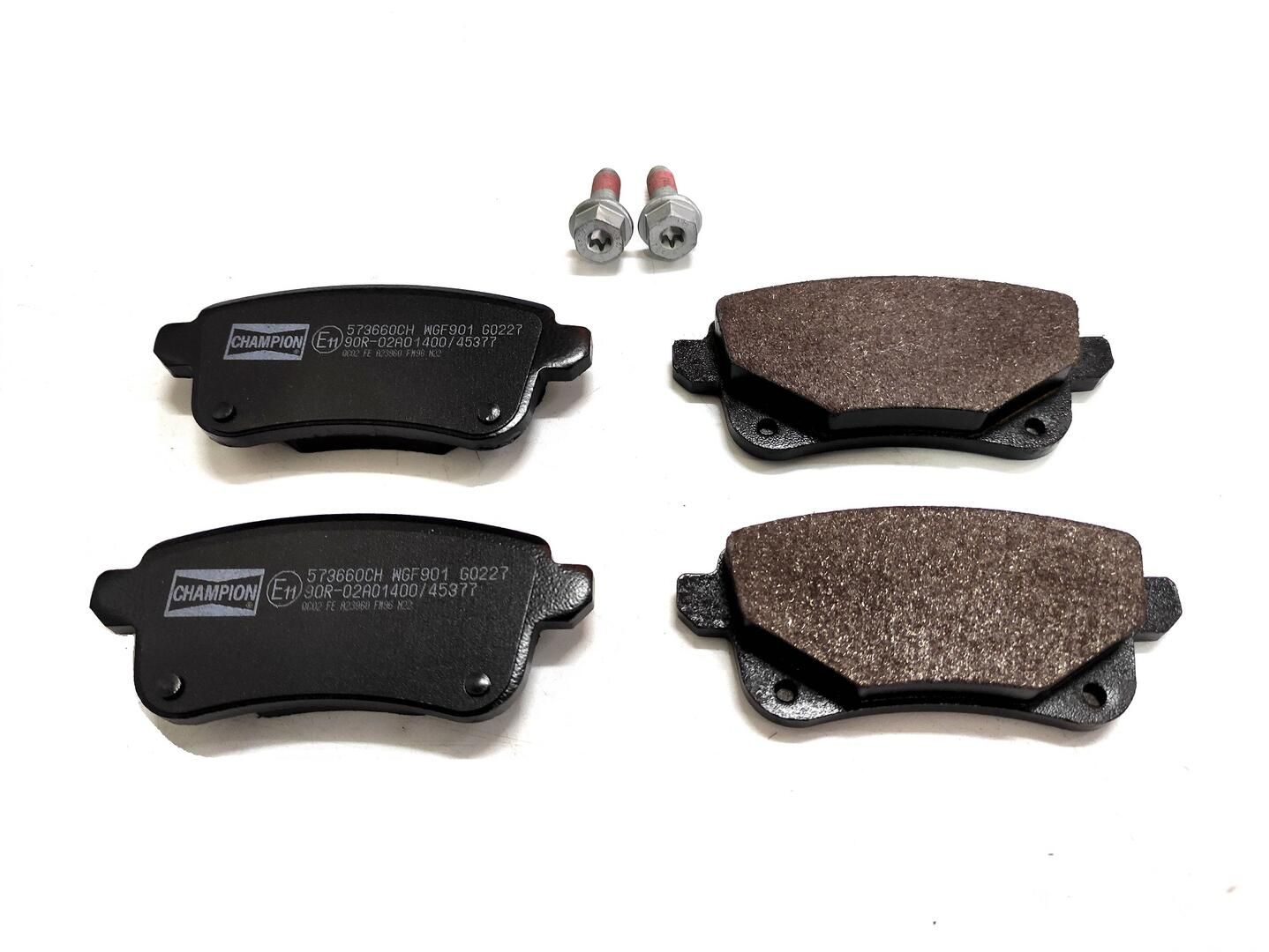 Гальмівні колодки дискові CHAMPION 573660CH - zapix