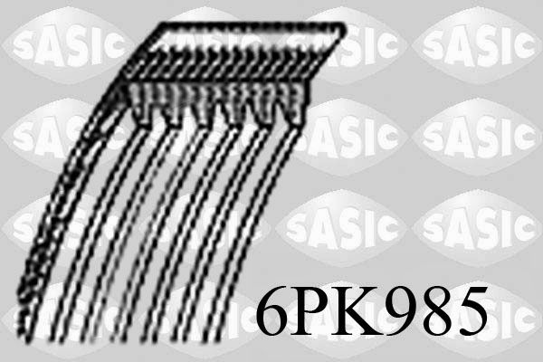 Поліклиновий ремінь SASIC 6PK985 - zapix