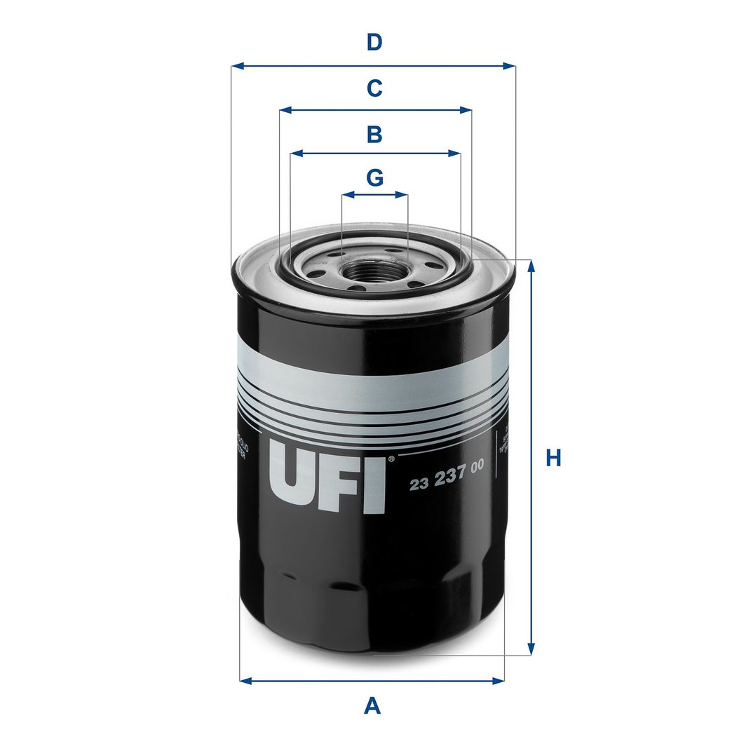 Оливний фільтр UFI 2323700 - zapix
