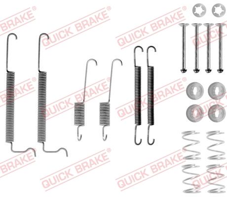 Монтажний комплект барабанних гальмівних колодок QUICK BRAKE 1050744 - zapix