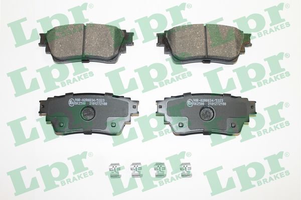 Тормозные колодки дисковые LPR 05P2180