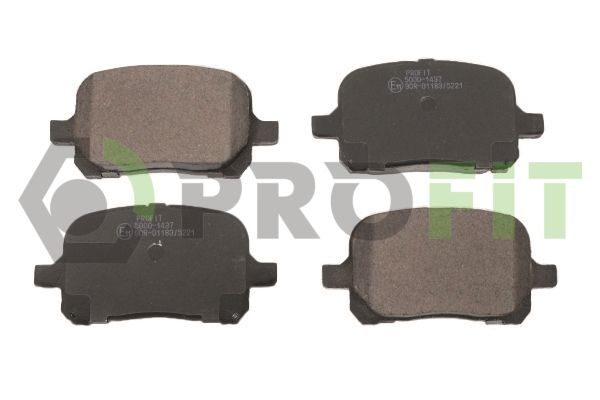Гальмівні колодки дискові PROFIT 50001437 - zapix