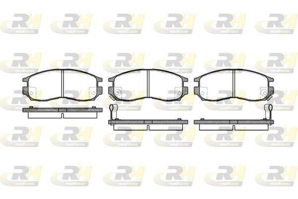 Гальмівні колодки дискові ROADHOUSE 246002 - zapix
