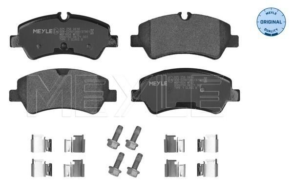 Гальмівні колодки дискові MEYLE 0252560418 - zapix