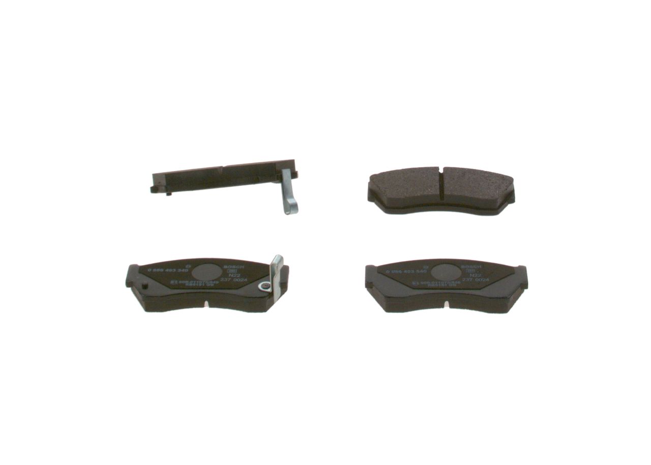 Гальмівні колодки дискові BOSCH 0986493340 - zapix