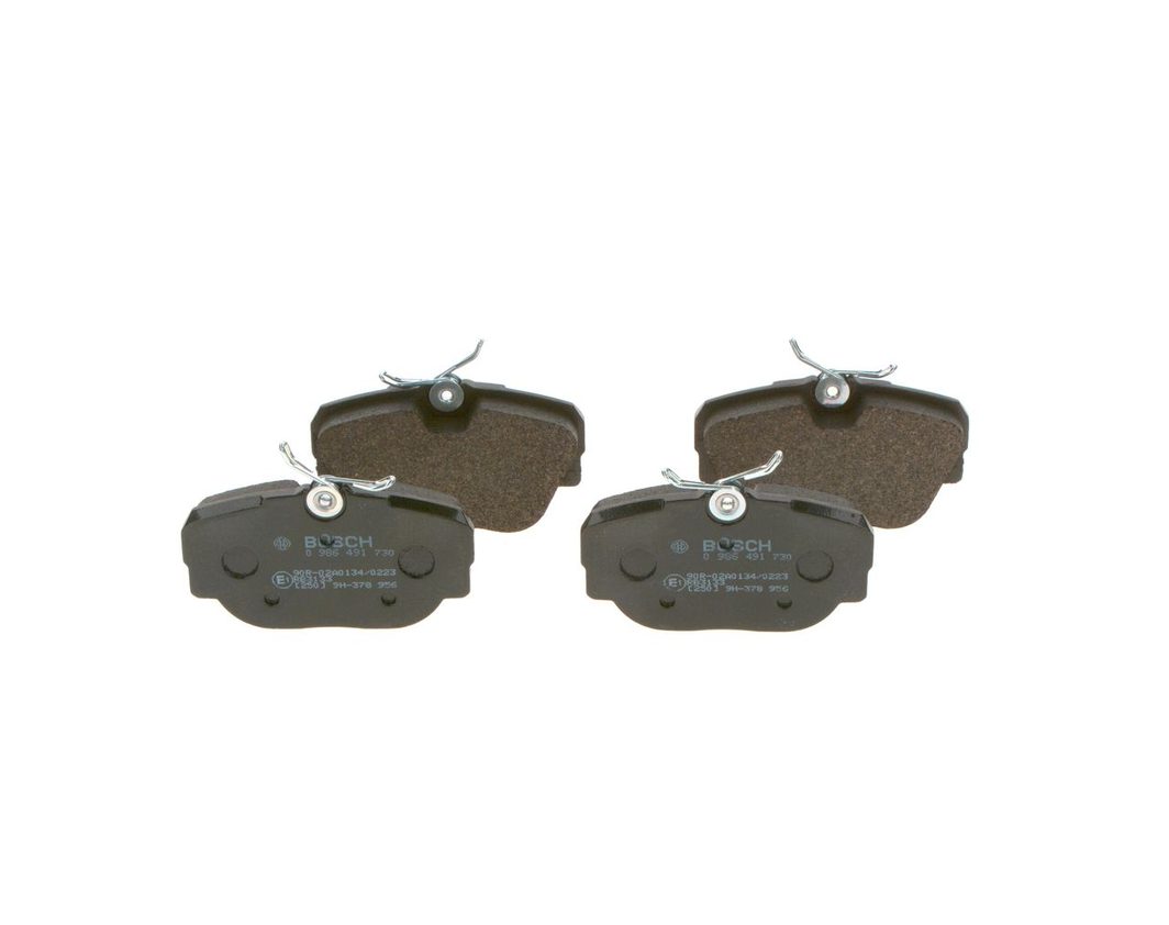 Гальмівні колодки дискові BOSCH 0986491730 - zapix