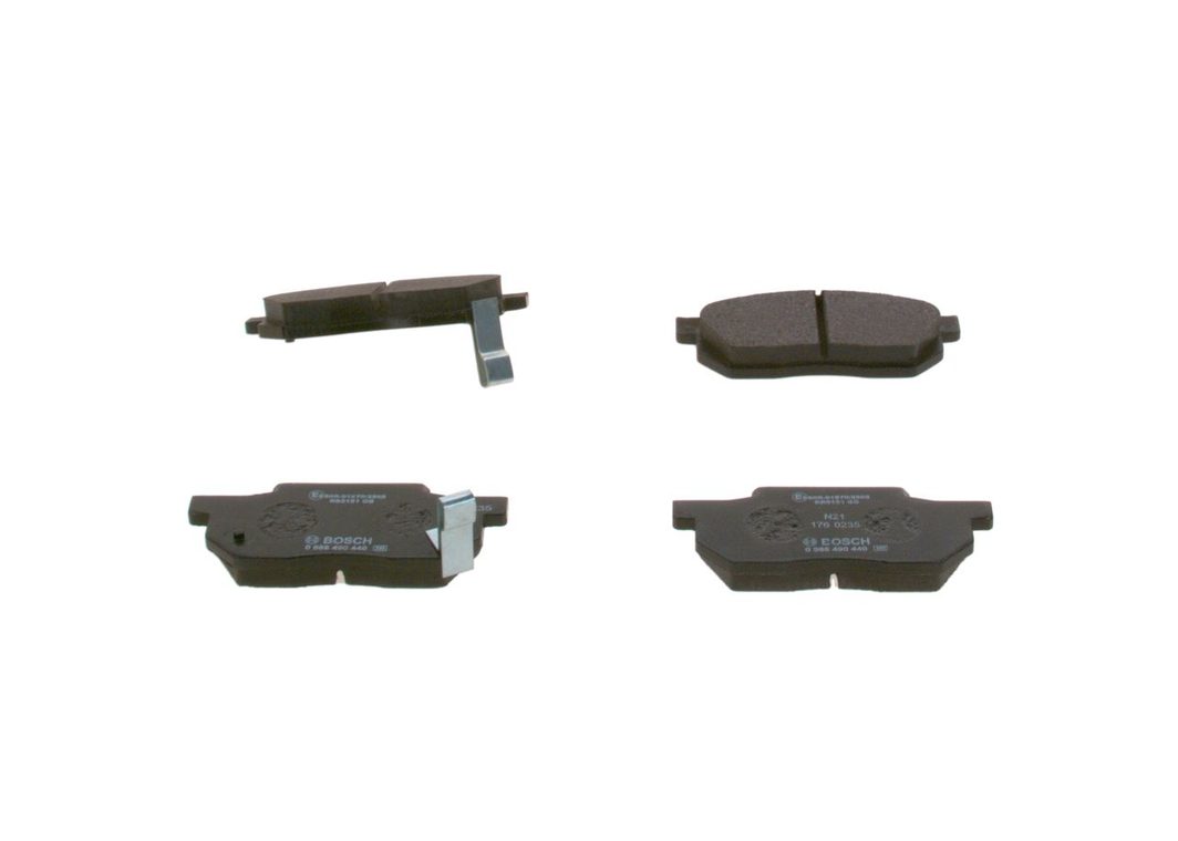 Гальмівні колодки дискові BOSCH 0986490440 - zapix