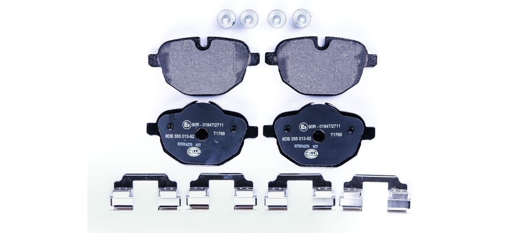 Гальмівні колодки дискові HELLA 8DB355013921 - zapix
