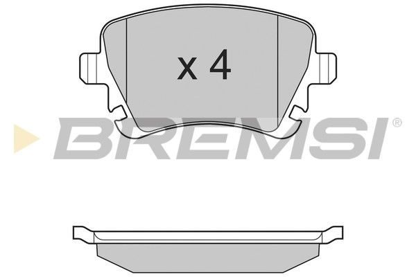 Гальмівні колодки дискові BREMSI BP3130