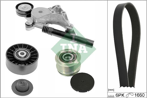 Комплект поліклинових ременів SCHAEFFLER INA 529047120 - zapix