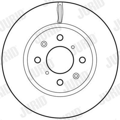 Гальмівний диск JURID 562694JC - zapix