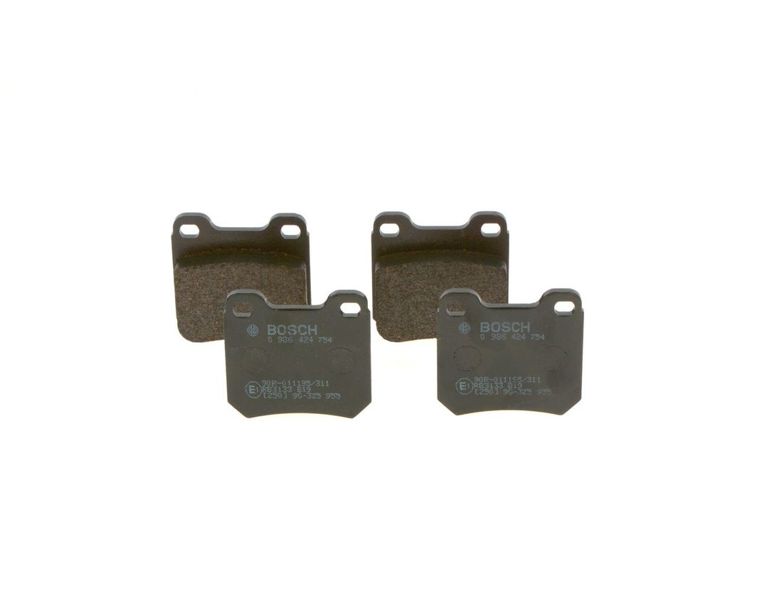 Гальмівні колодки дискові BOSCH 0986424754 - zapix