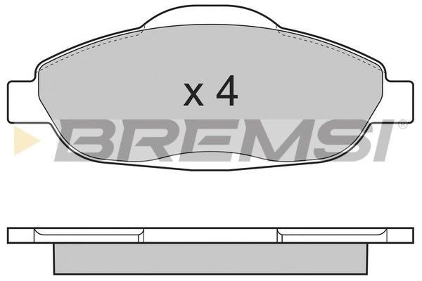 Гальмівні колодки дискові BREMSI BP3364