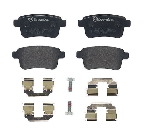 Гальмівні колодки дискові BREMBO P68043 - zapix