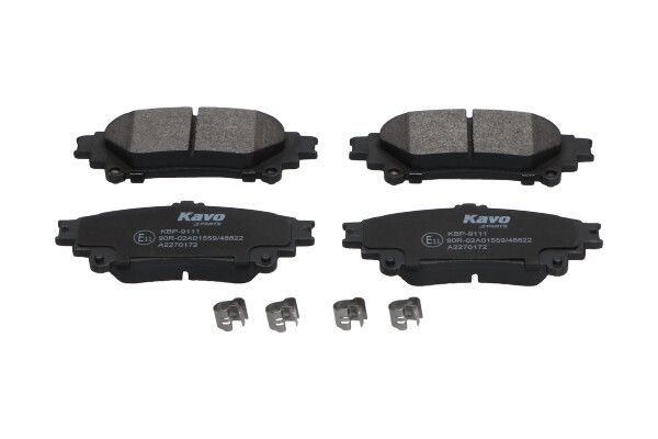 Гальмівні колодки дискові KAVO PARTS KBP9111 - zapix