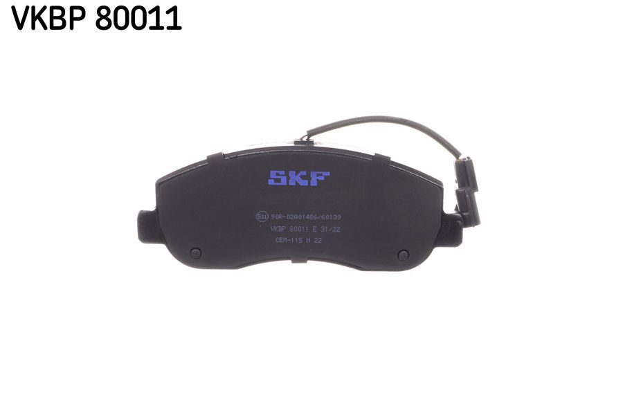 Гальмівні колодки дискові SKF VKBP80011E - zapix