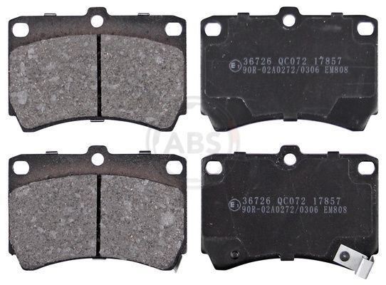 Тормозные колодки дисковые A.B.S. 36726