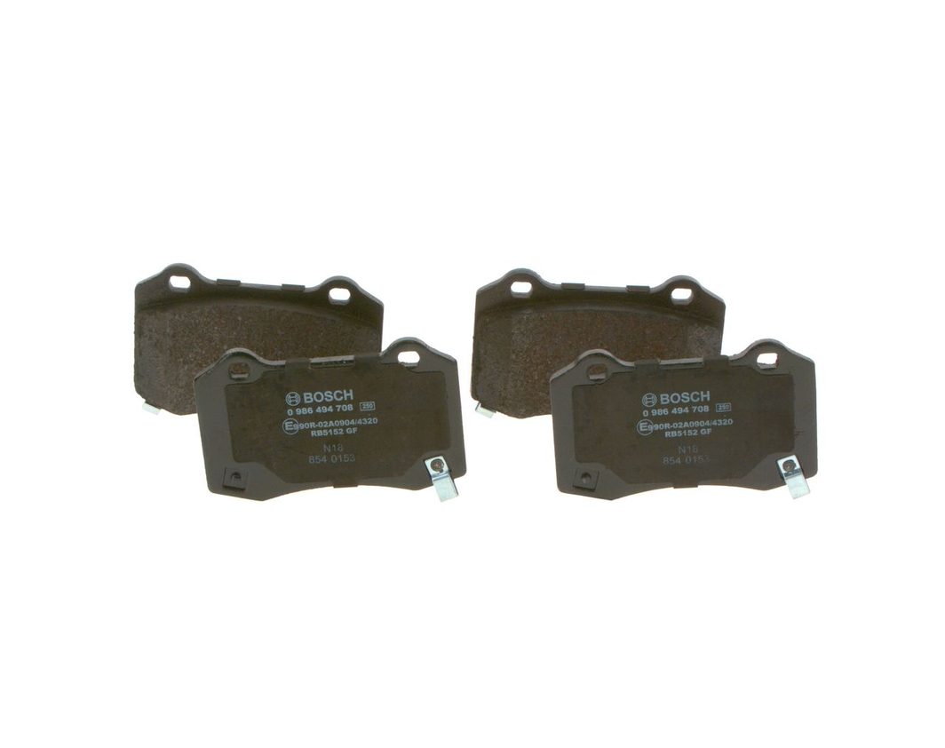 Гальмівні колодки дискові BOSCH 0986494708 - zapix