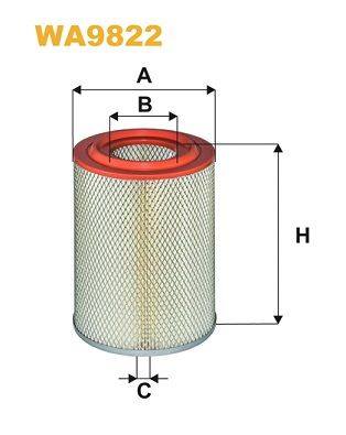 Повітряний фільтр WIX FILTERS WA9822 - zapix