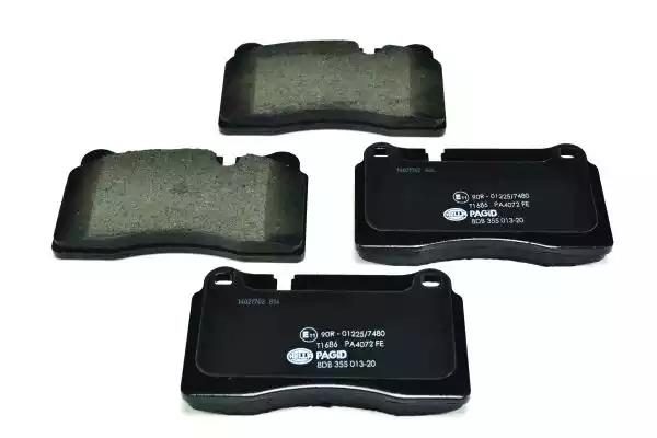 Гальмівні колодки дискові HELLA PAGID 8DB355013201 - zapix