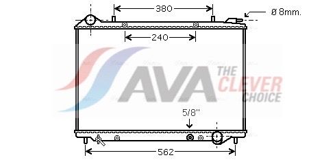 Радіатор охолодження двигуна AVA QUALITY COOLING OLA2441 - zapix