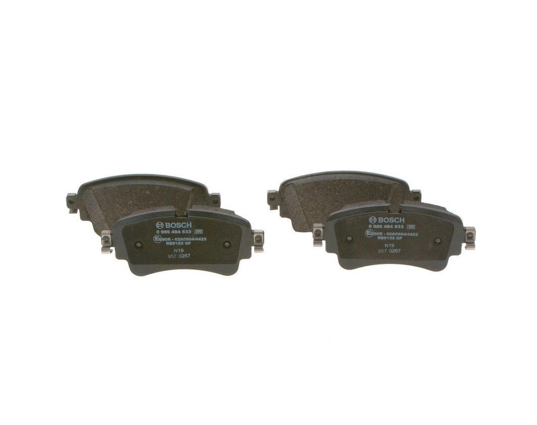 Гальмівні колодки дискові BOSCH 0986494833 - zapix