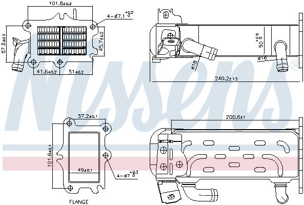 Радіатор EGR NISSENS 989447 - zapix
