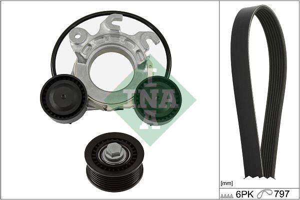 Комплект поліклинових ременів SCHAEFFLER INA 529055210 - zapix